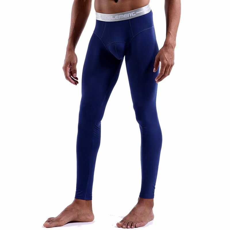 Thermal Underwear Men U Pouch Long Johns Man Pajama Compression Pants Sweatpants