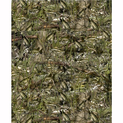 Camo Bass Fish Rocker Panel Decal Wrap Kit Fishing Truck 4 Panels Matte - 17 FT - Bild 2 von 2