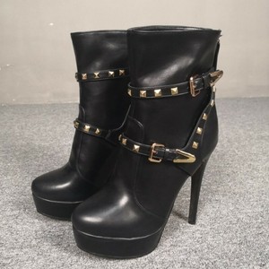 studded stiletto ankle boots