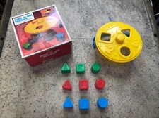 Vintage 1984 Sort  N See Shape Sorter Complete Box Toy Infant Toddler Fast Ship