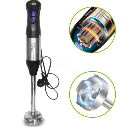 Hand Blender Electric 1000W Immersion Silent 4-in-1 Stick Mixer, Food Whisk NEW - Picture 10 of 12