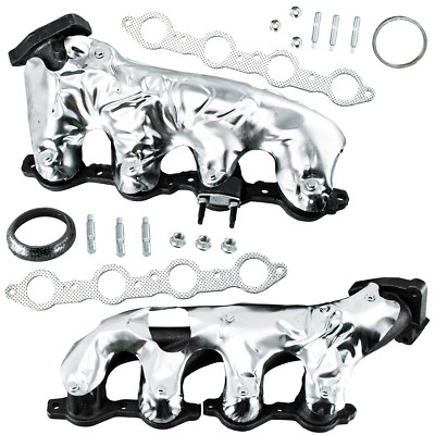 Left + Right Exhaust Manifold For Chevy Silverado GMC Sierra Yukon 1500