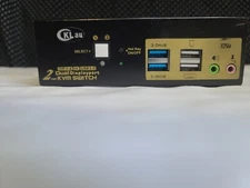 CKLau 60HZ USB 3.0 2-Port KVM Switch 8K OP1.4 Dual.  without cable 
