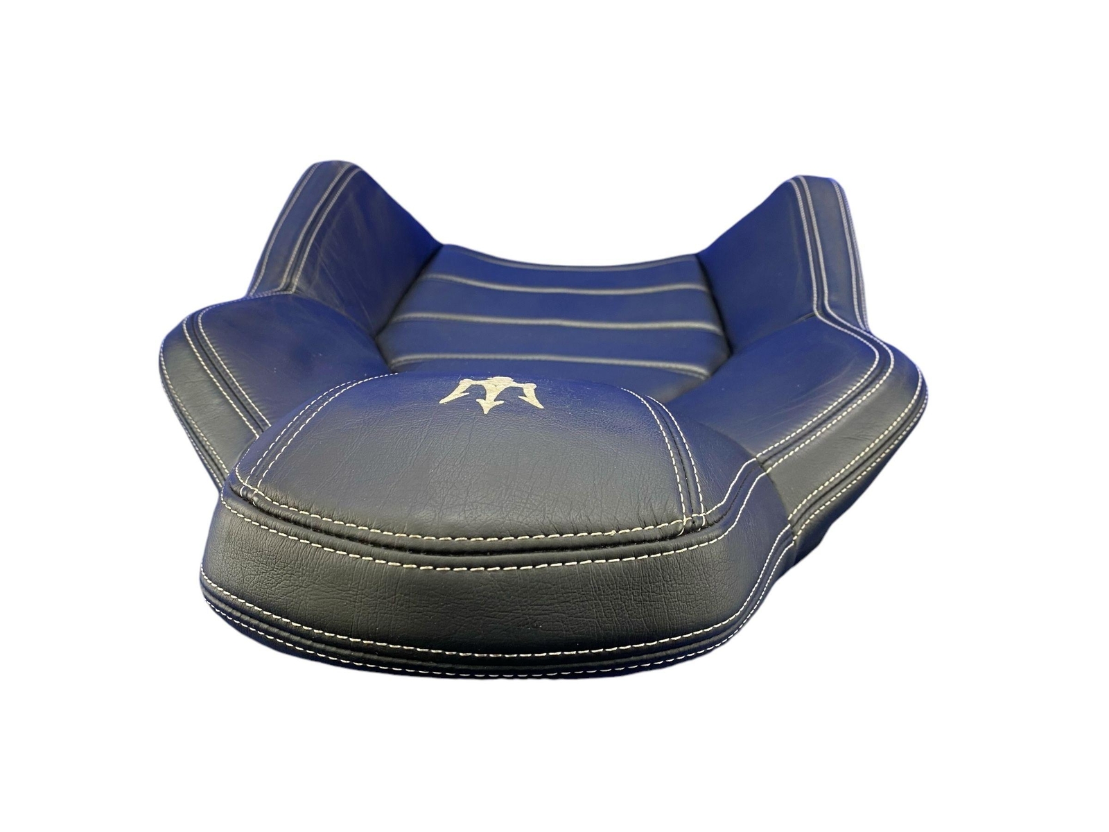 2013-2019 MASERATI GRANTURISMO FRONT LEFT UPPER SEAT CUSHION BLACK LEATHER *WEAR