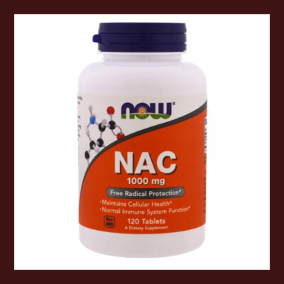 Now Foods NAC N-Acetyl-L-Cysteine 1000mg 120/240/360 Vege Kapseln Blitz Fast DHL