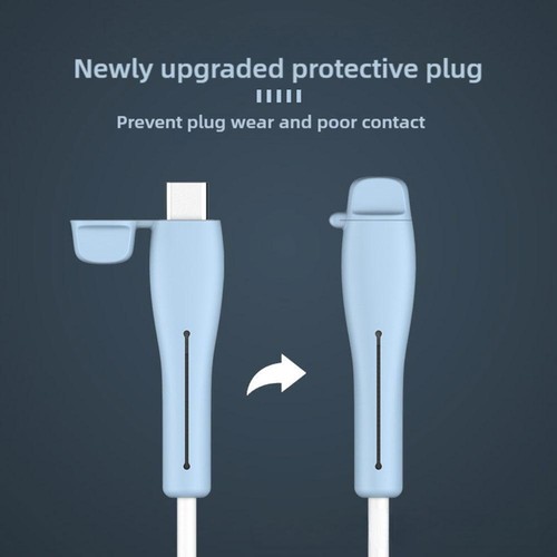 Silicone Cable Protector Type C Charger Dustproof Cover K7A5 Protective N8F5 - Zdjęcie 6 z 28