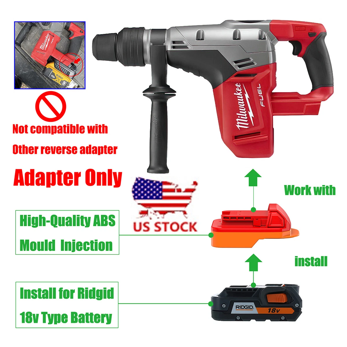 Are ridgid and milwaukee batteries interchangeable hot sale
