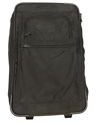 Tumi Alpha 22  Rolling Carry-On Expandable Suitcase Ballistic Nylon Black 2279D3