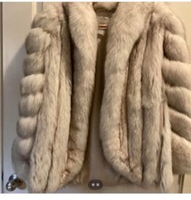 Saga Fox Vintage Blue Fox Fur Coat (m)