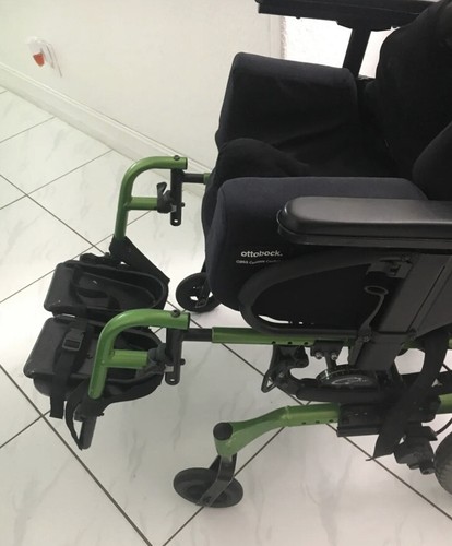 Quickie / Sunrise Medical Zippie Iris Tilt-in-Space Technology Wheelchair Green - Picture 3 of 11