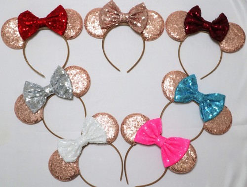 Set of 12 Minnie Ears, Disney Ears, Mickey Ears, Disney Theme Party, - 第 11/39 張圖片
