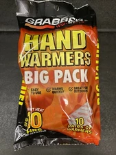 1 Grabber Warmers Big Pack 10 Hours HAND Warmers - 10 Pairs