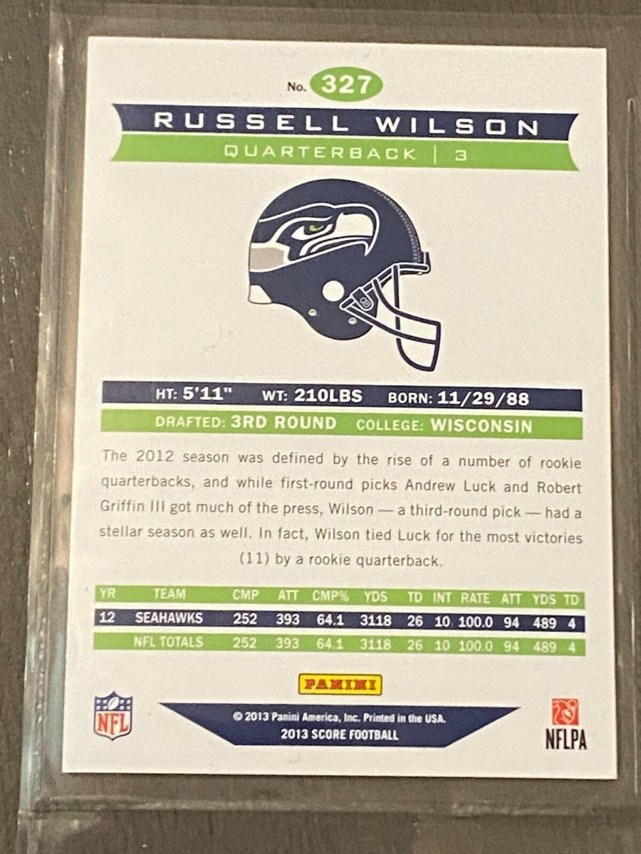 RUSSELL WIlSON　ラッセル ウイルソン　直筆サイン　AUTO　NFL 2021 Panini Encased Football Russell Wilson Auto /10 #80