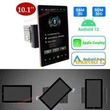 10.1" Rotatable Car Stereo Radio Android 12 Touch Screen 2Din GPS WIFI  Carplay