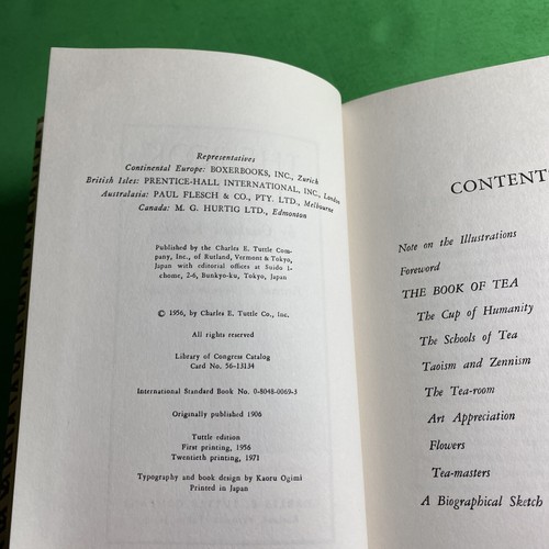 Tuttle: The Book of Tea 1971 Hardcover - Okakura Kakuzo / TJB - Picture 5 of 12