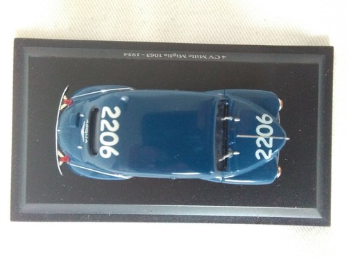Preciosa miniatura 1:43 Eligor Renault 4 CV Mille Miglia de 1954. - Imagen 9 de 9