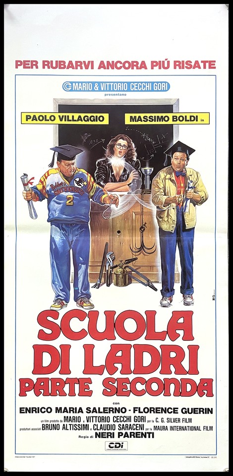Locandina di Scuola di ladri - Parte seconda (1987)