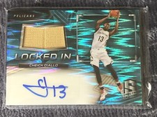 2016-17 Spectra Locked In Memorabilia Neon Blue /99 Cheick Diallo Rookie Auto RC