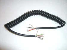 OPEK MC8-6 3FT REPLACEMENT HAND MIKE MICROPHONE CABLE COILED CORD 8 WIRE