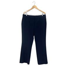 Tommy Hilfiger Navy Blue Dress Pants Trousers Flat Front Lined Size 16