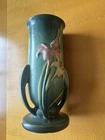 Roseville Zephyr Lily Vase 133-8 Green