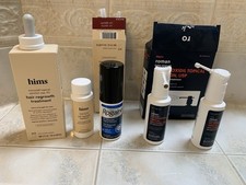 Lot of 5- mixed sealed bottles of 5 minoxidil topical solution.