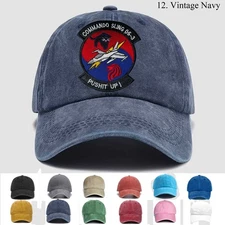 Customized Embroidered Hat Usaf 35th Fighter Sq Commando Sling 05-3 Push It Up