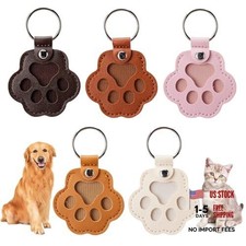 5PCS Pet Hair Storage Keychain, Pet Dog Cat Hair Collector Paw Shaped fur