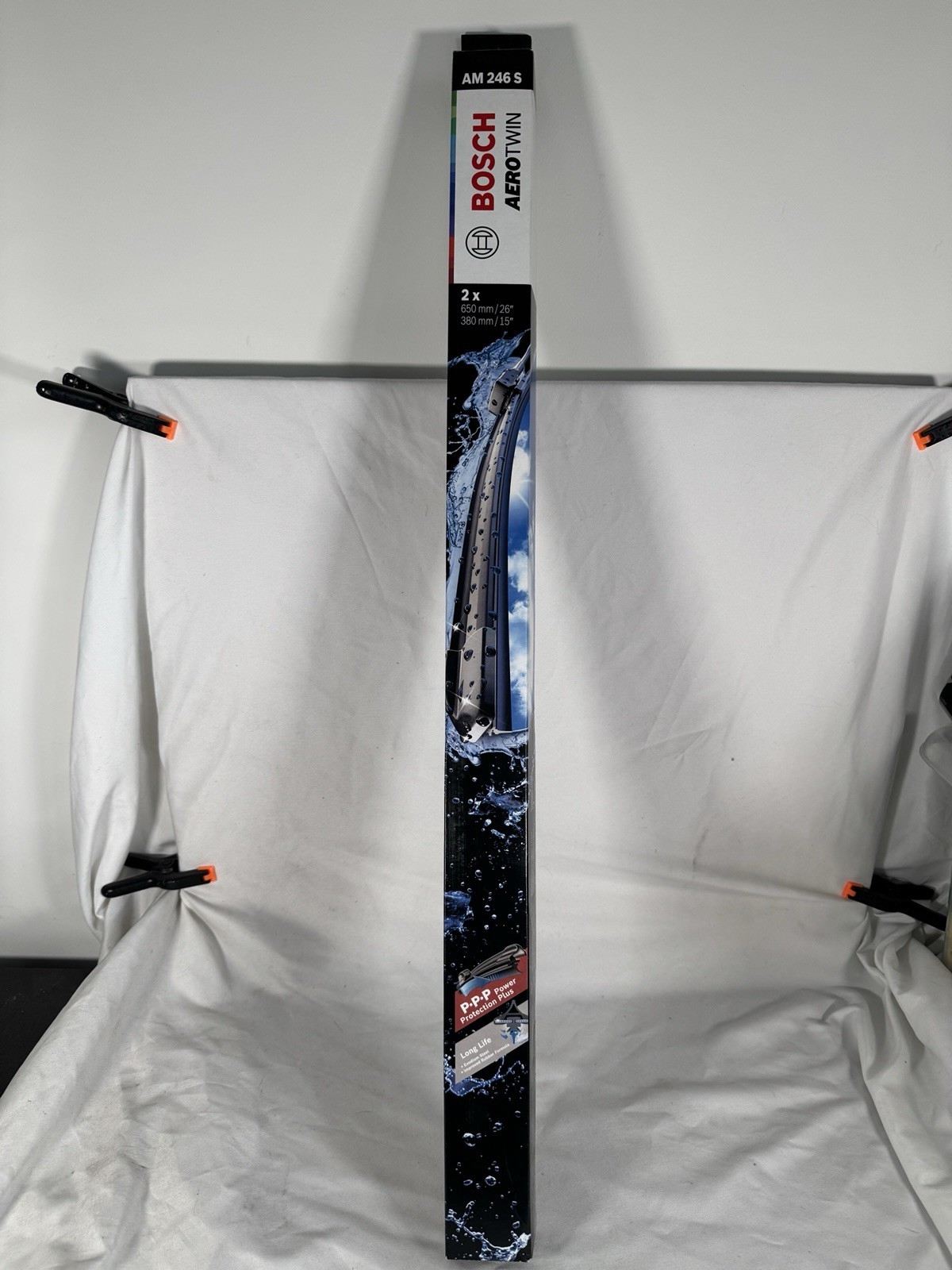 B&Q - Aerotwin Multiclip Flat Wiper Blade Set 26" 650mm & 15" 380mm Am246S X2 - Image 2