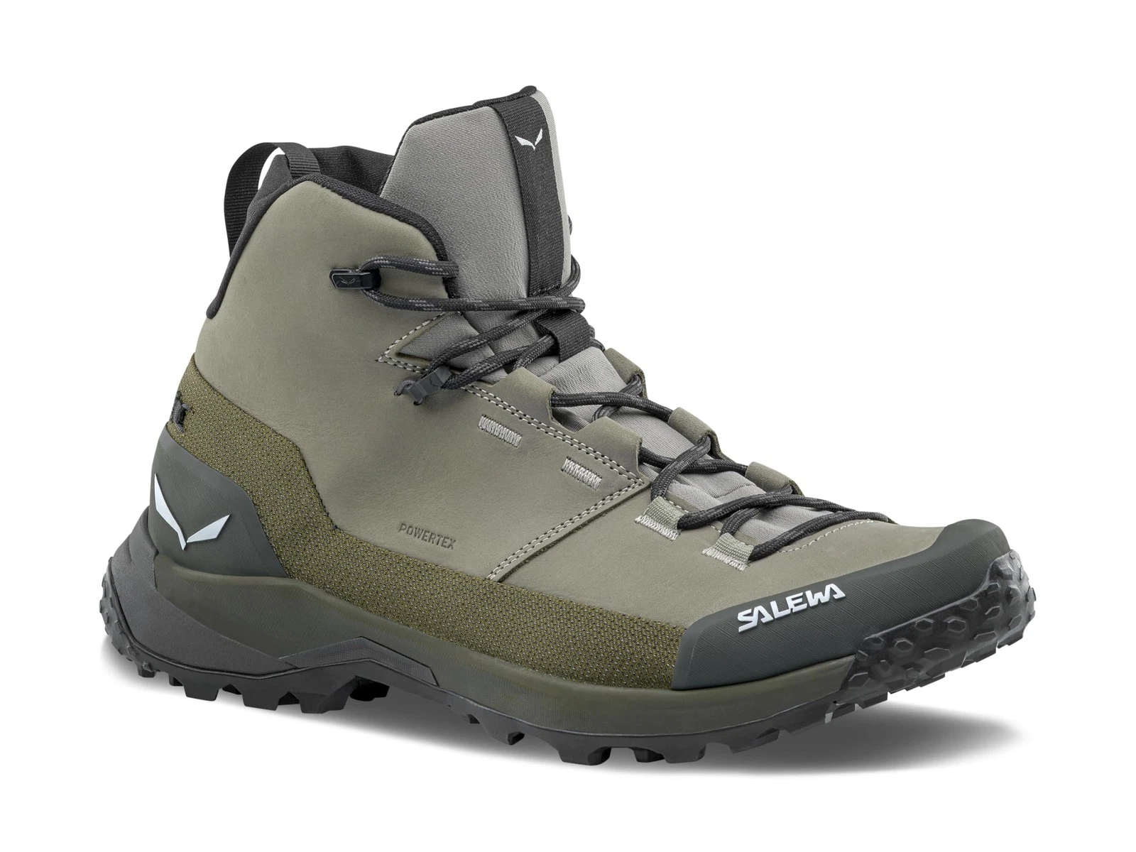 Men's Puez Leather Mid Powertex Boots - Waterproof Hiking & Trekking Boot - S...