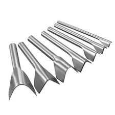 V-Shaped Leather Cutter Punch Set 10mm-40mm Strap End Punch Tool, Set of 7