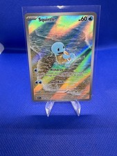 Pokémon TCG Squirtle 170/165 Scarlatto e Viola 151 Illustrazione Rara Carta Holo