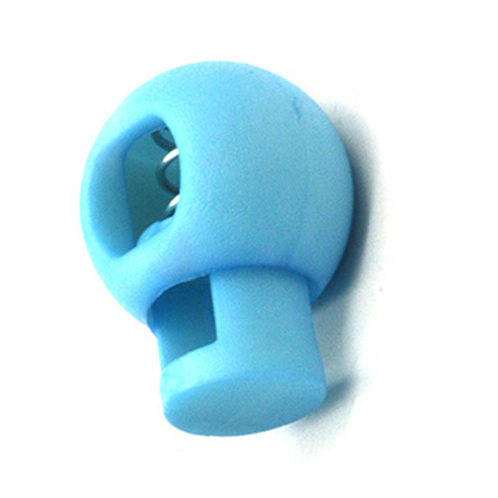 ­Spring Cord Lock Single Hole End Round Fastener Buttons Slider Toggle Stopper