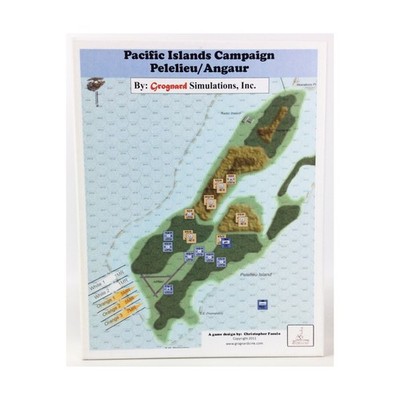 Grognard Simulations Wargame Pacific Islands Campaign - Pelelieu/Angaur Box New