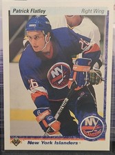 90-91 Upper Deck Patrick Flatley 🚨🚨🚨 New York Islanders 