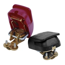 BATTERY DOCTOR 20158 Battery Quick Disconnect Cap,Black; Red 6TXD2