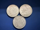 1921 US Morgan Silver Dollar, $1, 90% Silver, Lot of 3