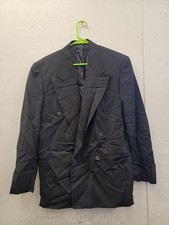 Vintage Valentino Italy Men's Black Blazer Unknown Size