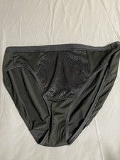 Warner's Women's Tagless Black Panties Size L NWOT