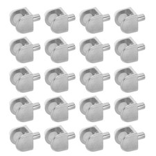  20 Pcs Glass Laminated Fixing Sleeve Shower Clamp Shelf Bracket Mount