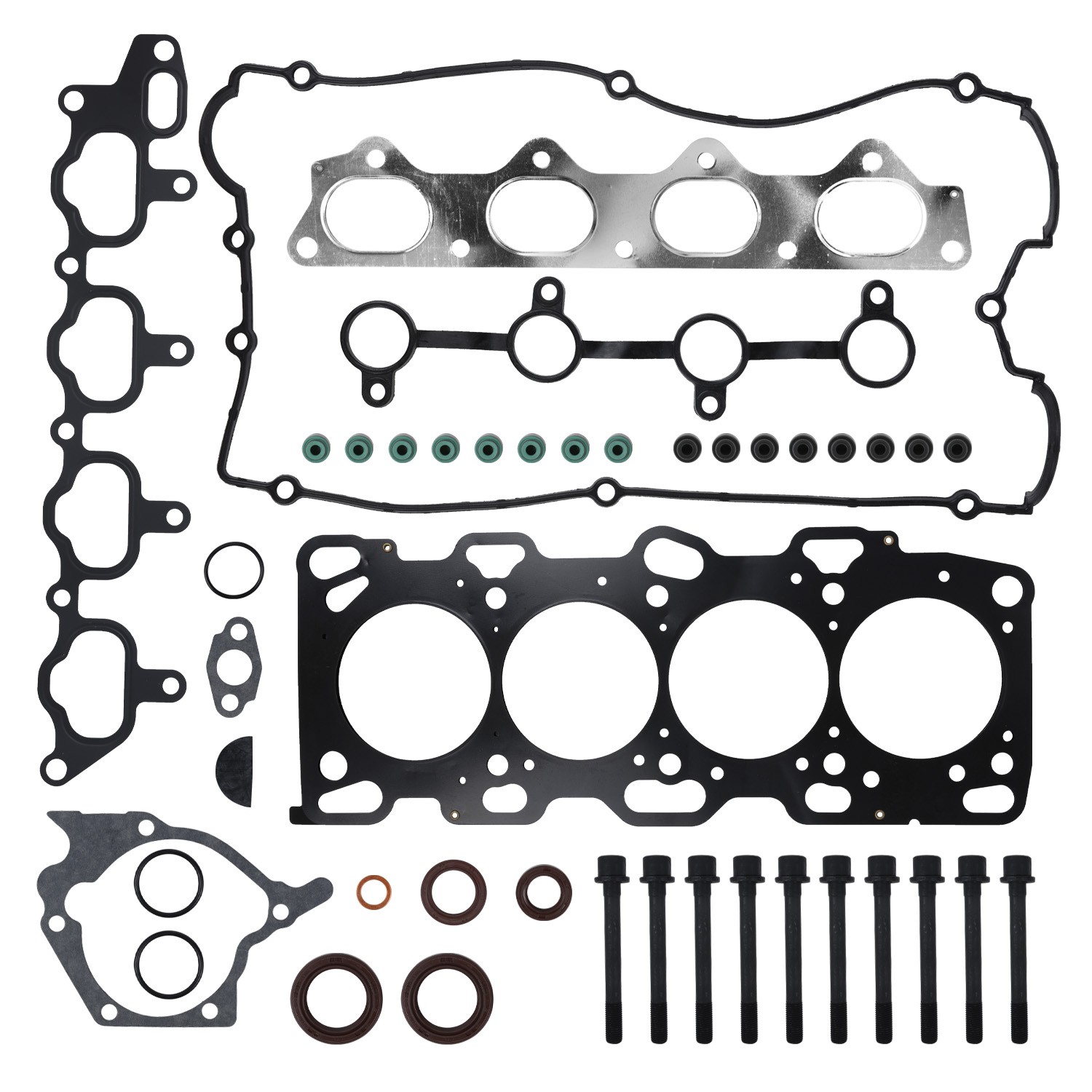 Head Full Gasket Set w/ Cylinder Bolts For Chevy Silverado GMC Sierra 5.3L 4.8L