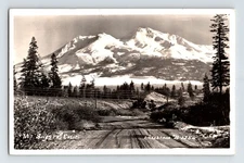 Postcard RPPC California Mt Shasta Landscape Eastman B-1356 Posted 1944
