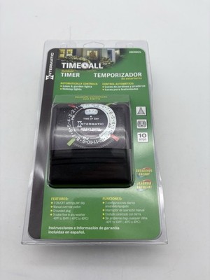 Intermatic Heavy Duty Outdoor Timer 10 Amp Plug In Lawn Holiday Lights HB35RCL