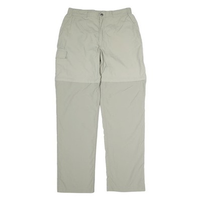 TENSON Herren Polyester Beige Regular Reißverschluss Hose W30 L34 Outdoor Leicht