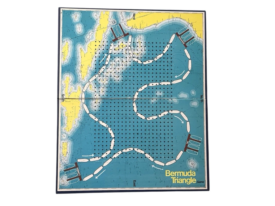 Vintage 1976 Bermuda Triangle Family Board Game by Milton Bradley - COMPLETE - Image 3 of 4