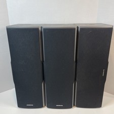 Juego de altavoces Onkyo plateados SKF-540F SKC-540C cine en casa 3 piezas 130 W 8 ohmios