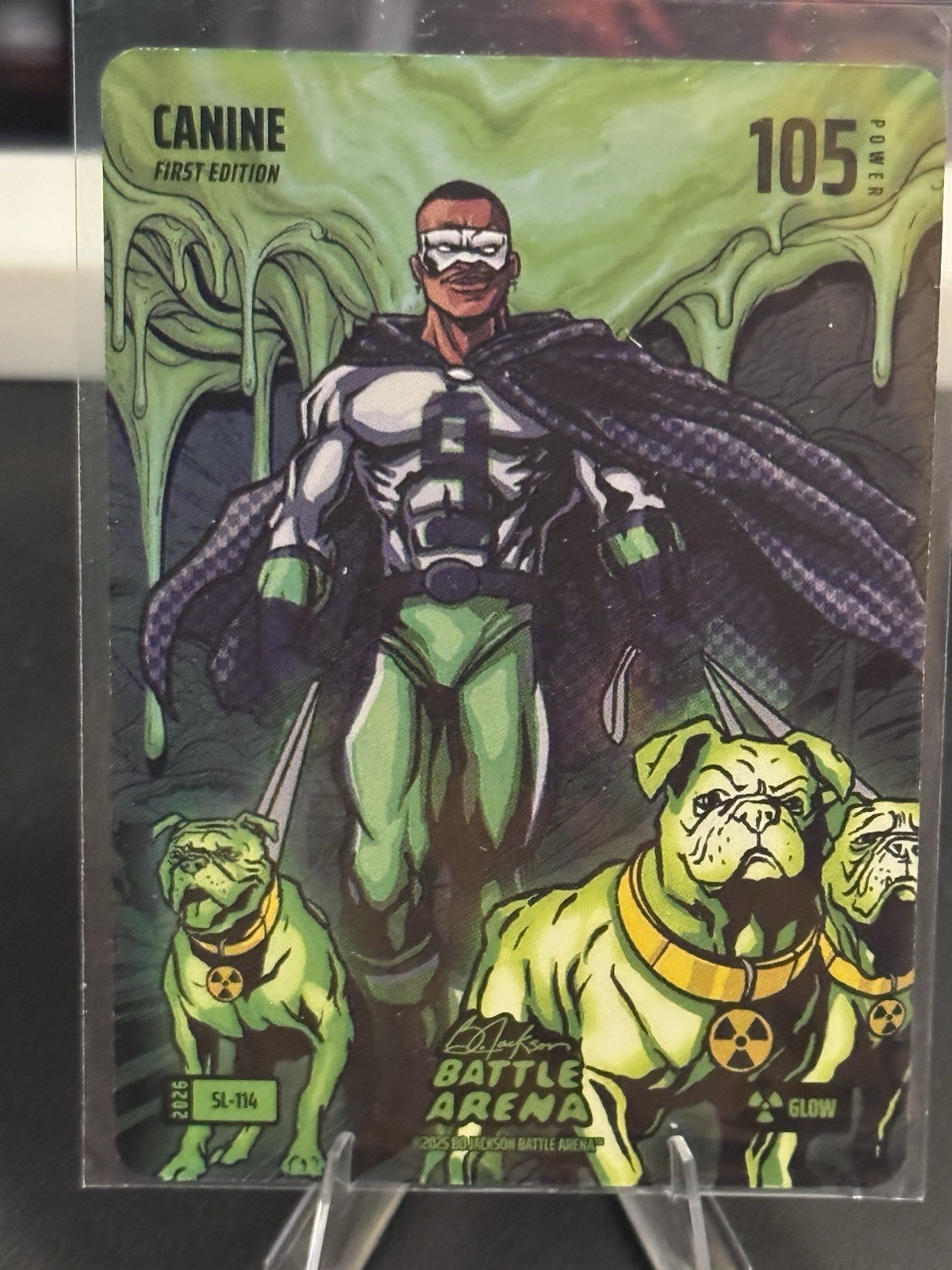 Bo Jackson Battle Arena Canine Kenneth Walker Slime Battle foil Case Hit