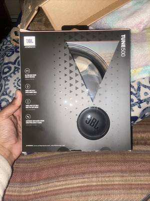 JBL TUNE 500 On Ear Headphones - Black