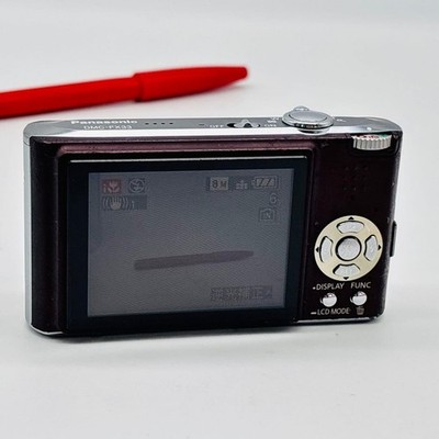 Panasonic LUMIX DMC-FX33 Burgundy Compact Camera with LEICA