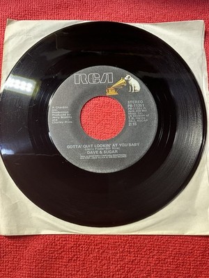 Dave & Sugar Gotta Quit Lookin At You Baby We Are The One RCA PB11251 Country 45